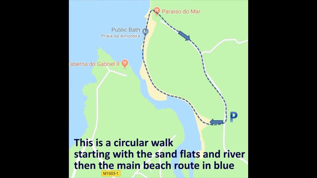 A circular walk at Praia da Amoreira, Aljezur, Algarve, Portugal